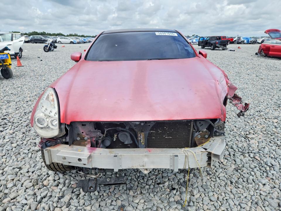 2005 Infiniti G VIN JNKCV54E05M412029 COPART salvage auction — FRONT END, Fl - Cert Of Title Slvg Rebuildable, sold $675 on 2026-07-02 (photo 5)