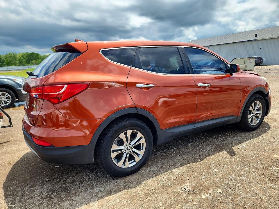 2014 Hyundai Santa fe VIN 5XYZT3LB7EG132705 COPART salvage auction — FRONT END, Oh - Cert Of Title-Salvage, sold $1,800 on 2026-07-02 (photo 3)
