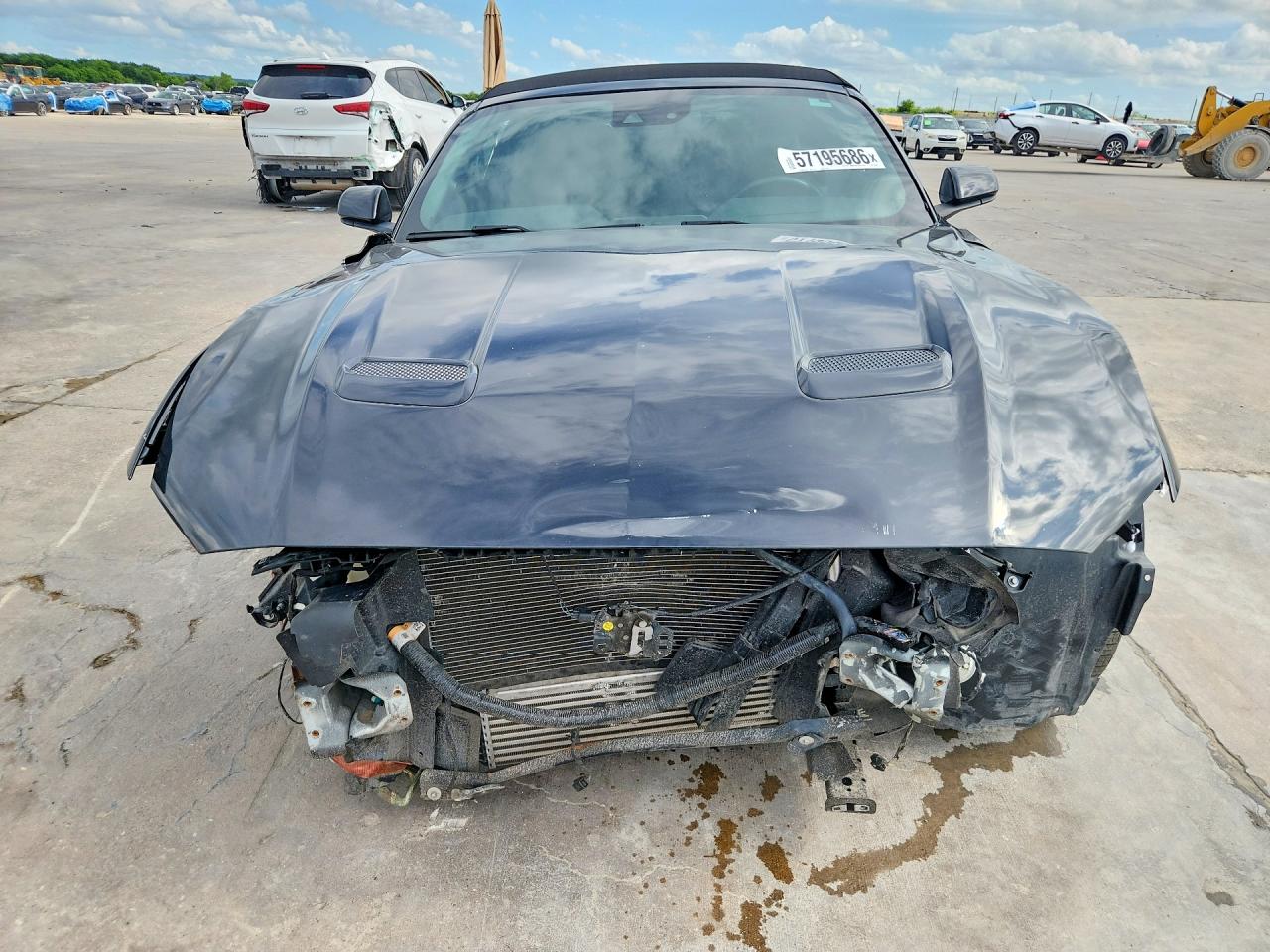 2022 Ford Mustang VIN 1FATP8UH7N5105397 COPART salvage auction — Front End, TX - CERTIFICATE OF TITLE (P), sold $7,100 on 2026-07-09 (photo 5)