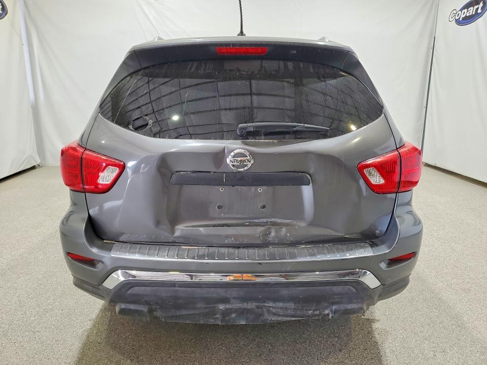 2017 Nissan Pathfinder VIN 5N1DR2MNXHC601639 COPART salvage auction — REAR END, CA - CERTIFICATE OF TITLE, sold $675 on 2026-07-02 (photo 6)