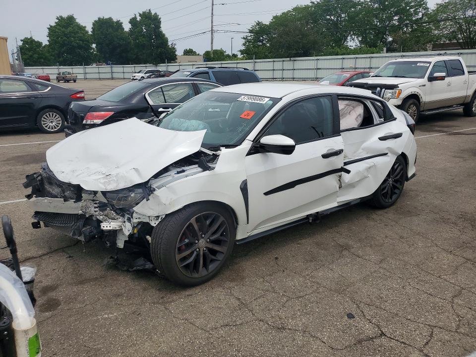 2021 Honda Civic VIN SHHFK7H48MU201476 COPART salvage auction — FRONT END, OH - CERT OF TITLE-SALVAGE, sold $1,800 on 2026-07-24 (photo 1)