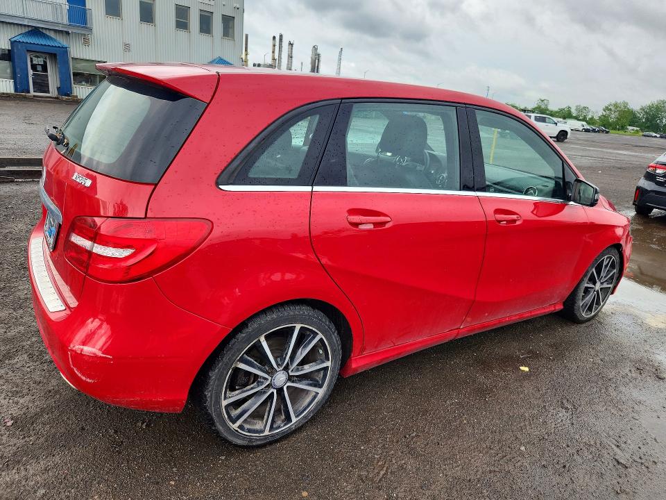 2013 Mercedes-benz B-class VIN WDDMH4EB2DJ154310 COPART salvage auction — SIDE, Qc - Gravement Accidente, sold $1,350 on 2026-07-14 (photo 3)