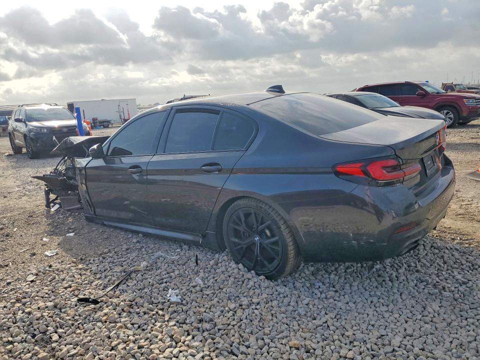 2022 BMW 5er VIN WBA53BJ00NCJ34369 COPART salvage auction — FRONT END, Tx - Certificate Of Title, sold $12,700 on 2026-07-16 (photo 2)