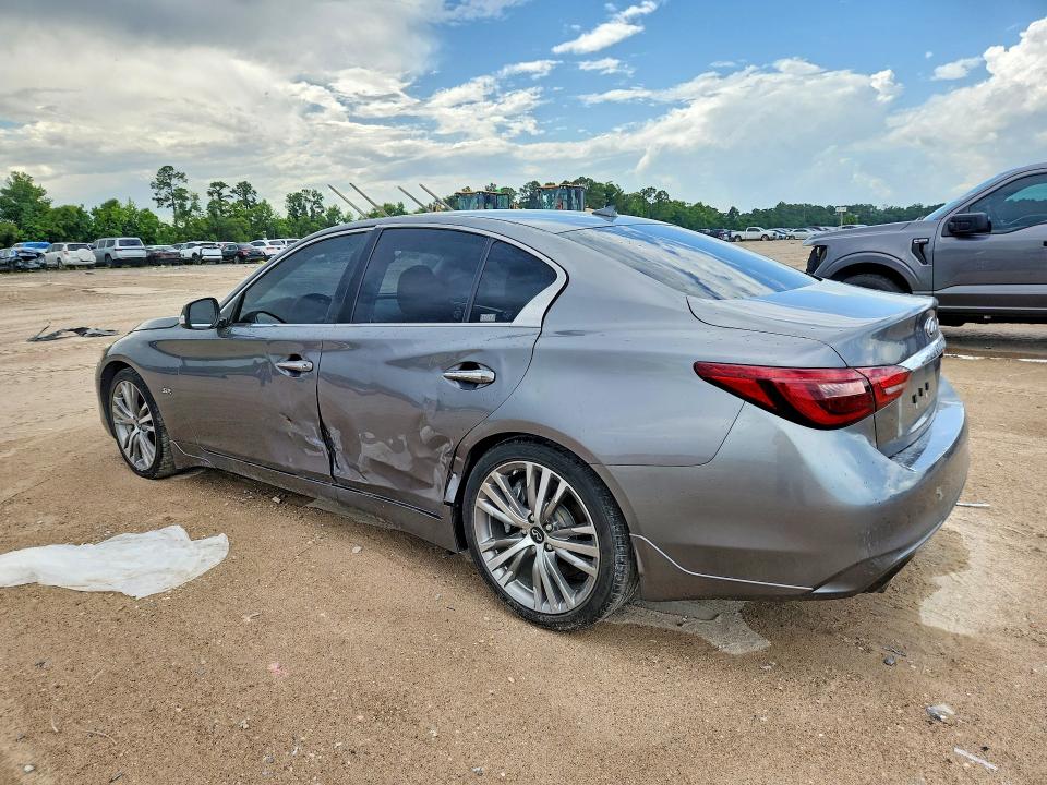 2018 Infiniti Q50 VIN JN1EV7AP9JM361252 COPART salvage auction — SIDE, La - Permit To Sell - Reconstructed (P), sold $4,150 on 2026-07-17 (photo 2)