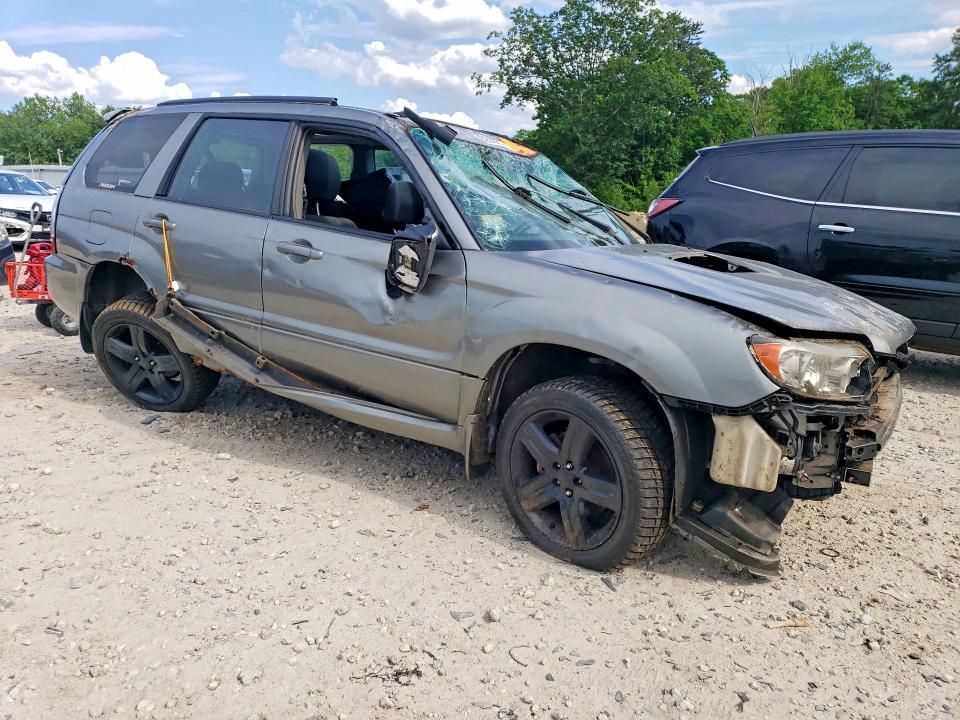 2007 Subaru Forester VIN JF1SG69667G725379 COPART salvage auction — ROLLOVER, Ma - Cert Of Title-Reconstrctd Coll, sold $950 on 2026-07-15 (photo 4)
