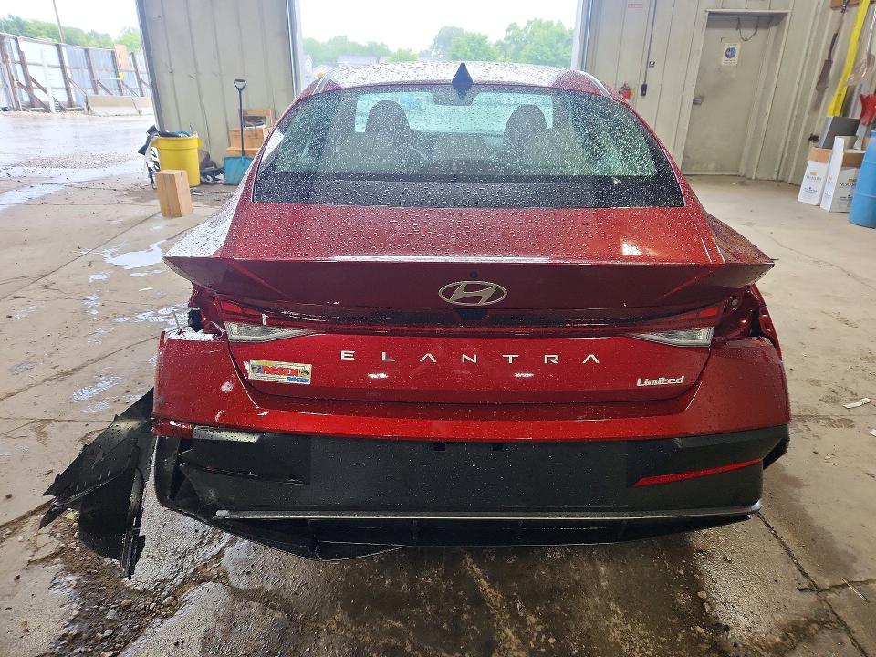 2025 Hyundai Elantra VIN KMHLP4DG8SU893646 COPART salvage auction — REAR END, Wi - Cert Of Title-Salvage Vehicle, sold $8,800 on 2026-07-06 (photo 6)