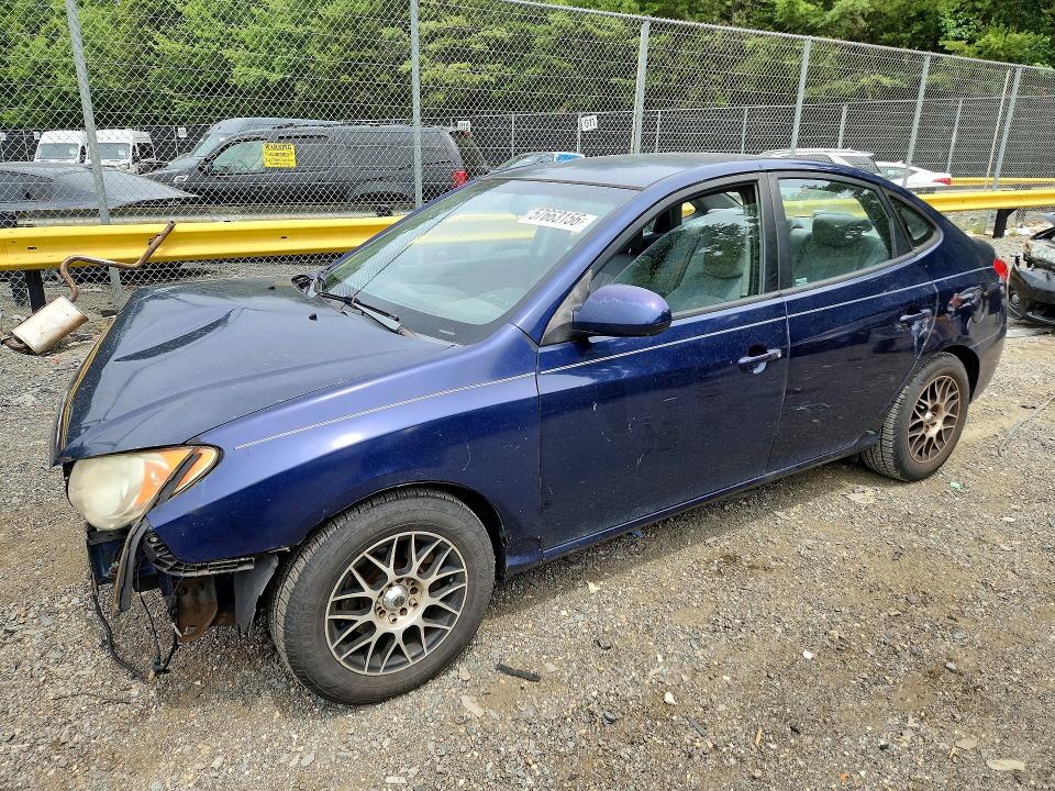 2008 Hyundai Elantra VIN KMHDU46D48U382671 COPART salvage auction — FRONT END, Md - Cert Of Salvage > 75% Damage, sold $450 on 2026-07-31 (photo 1)