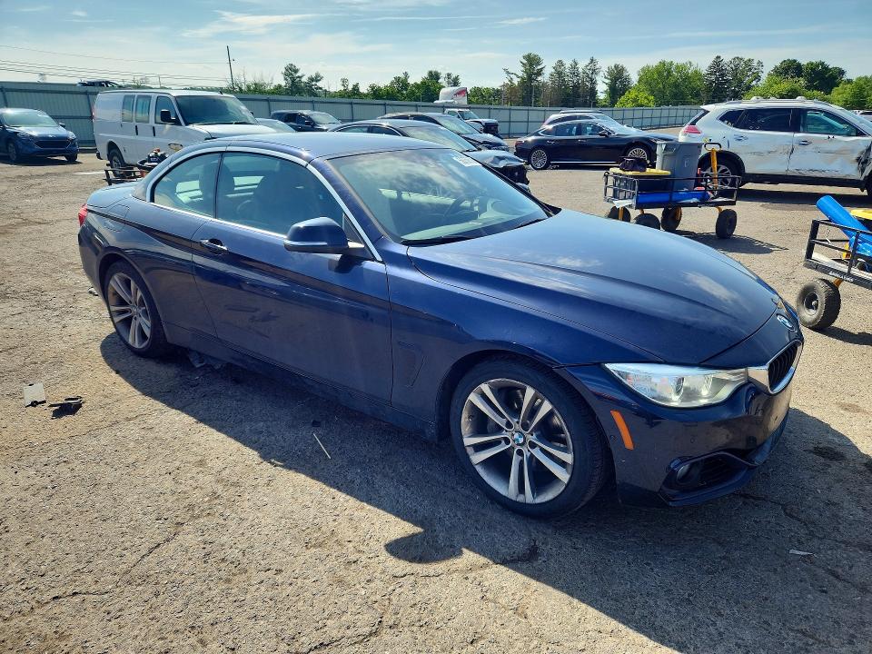 2017 BMW 4er VIN WBA4U1C54H5A15800 COPART salvage auction — FRONT END, Pa - Certificate Of Salvage, sold $11,800 on 2026-07-14 (photo 4)