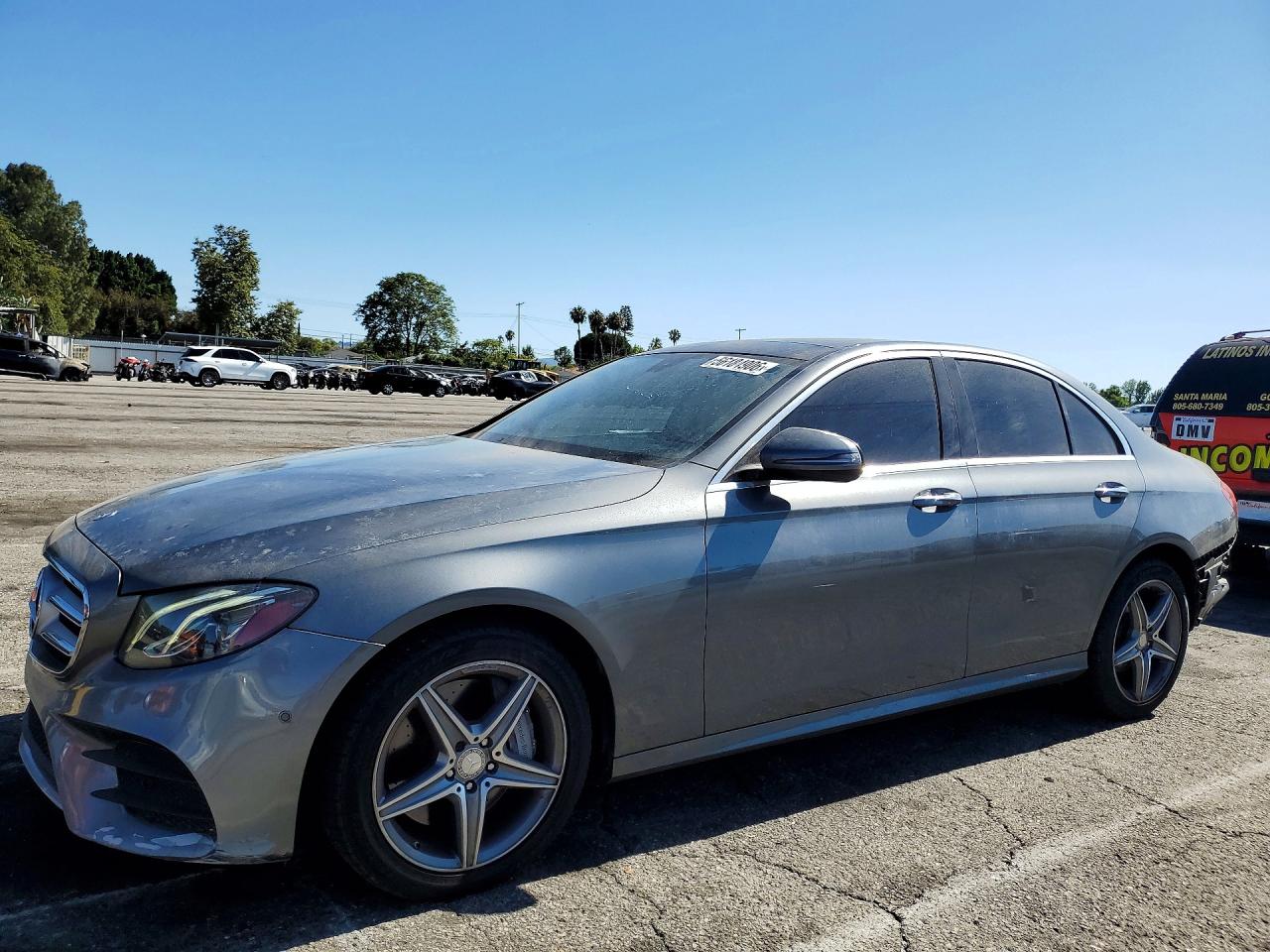 2017 Mercedes-Benz E-Class VIN WDDZF4JB0HA027448 COPART salvage auction — Rear End, CA - SALVAGE CERTIFICATE, sold $5,700 on 2026-07-10 (photo 1)