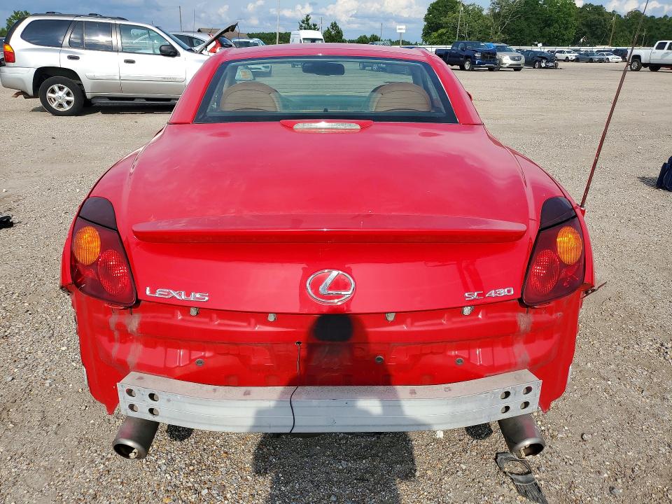2004 Lexus Sc 430 VIN JTHFN48Y940060859 COPART salvage auction — SIDE, AL - CERT OF TITLE-SALVAGE TITLE (P), sold $1,700 on 2026-07-02 (photo 6)