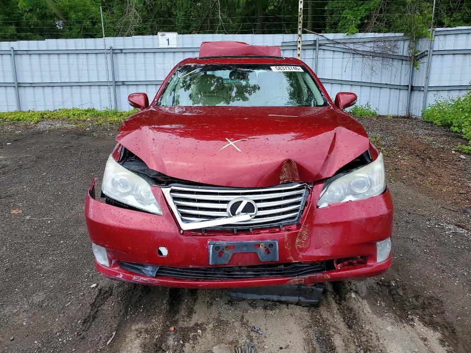 2011 Lexus ES VIN JTHBK1EG7B2415868 COPART salvage auction — REAR END, ON - PERMIT SALVAGE, sold $425 on 2026-07-21 (photo 5)
