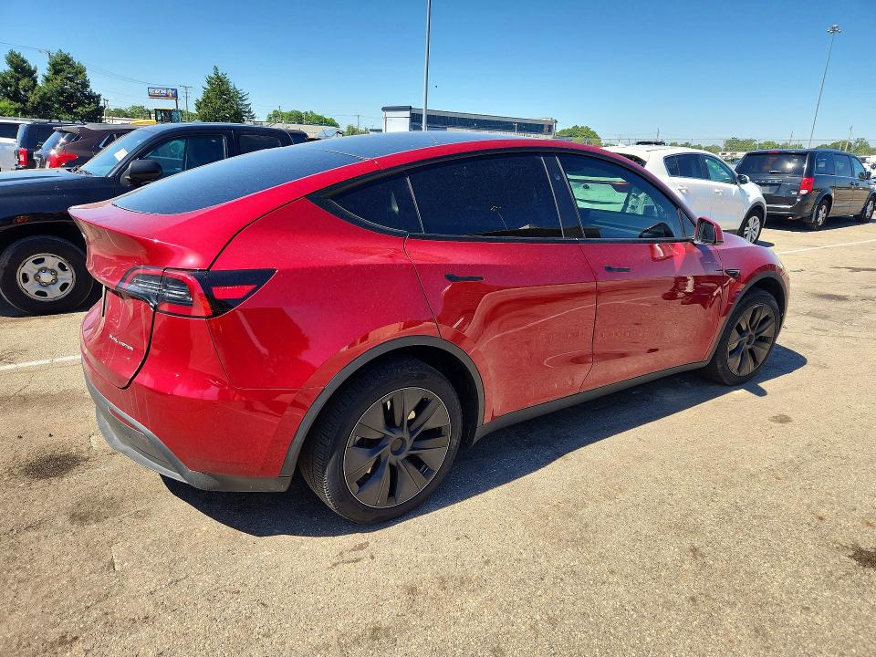 2024 Tesla Model y VIN 7SAYGAEEXRF181277 COPART salvage auction — REAR END, Oh - Cert Of Title-Salvage, sold $10,100 on 2026-07-08 (photo 3)