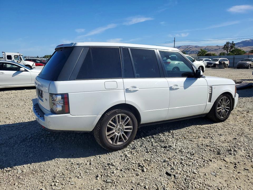 2012 Land rover RANGE ROVER VIN SALME1D45CA383642 COPART salvage auction — REAR END, Ca - Salvage Certificate, sold $150 on 2026-07-21 (photo 3)