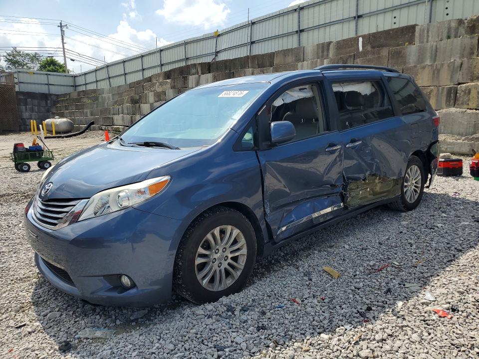 2015 Toyota Sienna VIN 5TDYK3DC7FS568254 COPART salvage auction — SIDE, Oh - Cert Of Title-Salvage, sold $3,100 on 2026-07-24 (photo 1)