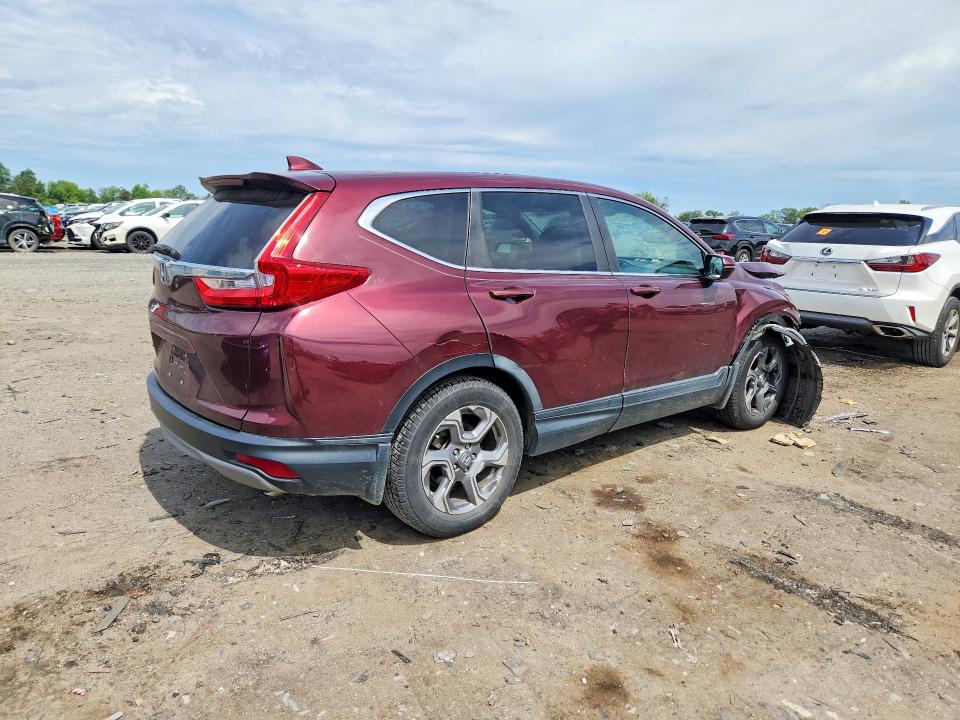 2017 Honda Cr-v VIN 7FARW1H84HE007489 COPART salvage auction — FRONT END, VA - CERT OF TITLE - SALVAGE, sold $5,900 on 2026-07-29 (photo 3)