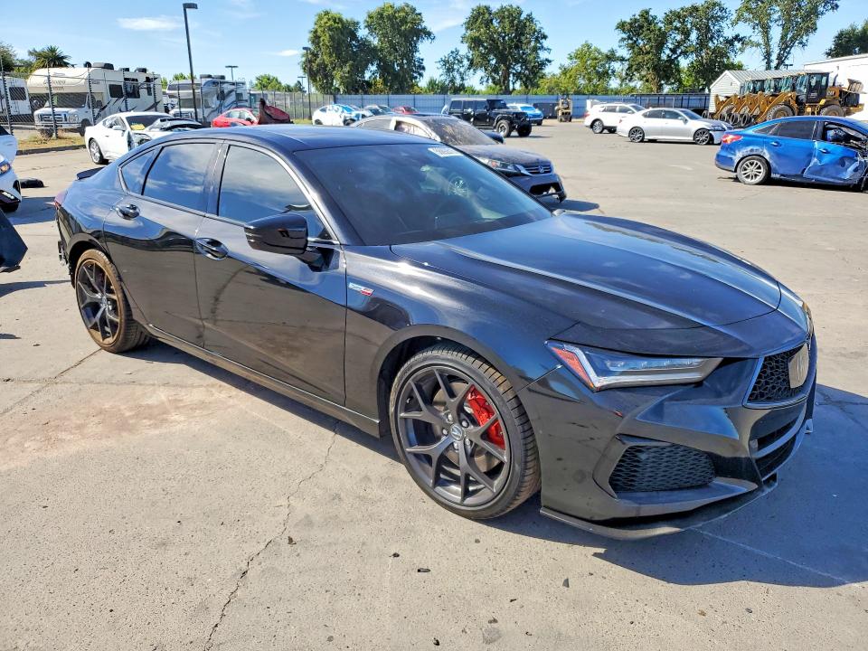 2023 Acura VIN 19UUB7F93PA001417 COPART salvage auction — SIDE, Ca - Salvage Certificate, sold $15,000 on 2026-07-20 (photo 4)