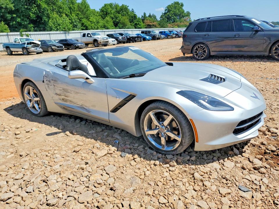 2014 Chevrolet Corvette VIN 1G1YD3D73E5133791 COPART salvage auction — SIDE, Nc - Salvage Certificate Of Title, sold $8,700 on 2026-07-27 (photo 4)