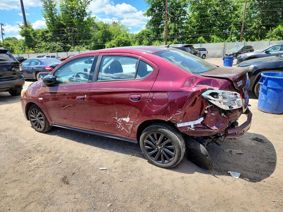 2020 Mitsubishi VIN ML32F4FJ7LHF03048 COPART salvage auction — REAR END, Pa - Certificate Of Salvage, sold $650 on 2026-07-20 (photo 2)