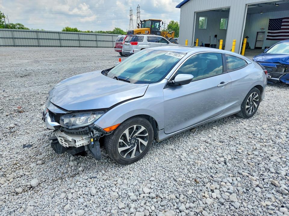 2017 Honda Civic VIN 2HGFC4B00HH310843 COPART salvage auction — FRONT END, Oh - Cert Of Title-Salvage, sold $2,250 on 2026-07-02 (photo 1)