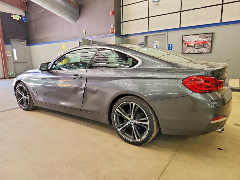 2018 BMW 4 series VIN WBA4W5C50JAA49523 COPART salvage auction — HAIL, Ma - Cert Of Title-Reconstrctd Coll, sold $9,000 on 2026-07-27 (photo 2)