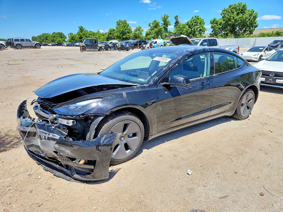 2023 Tesla Model 3 VIN 5YJ3E1EA3PF680705 COPART salvage auction — FRONT END, Mo - Salvage Certificate Of Title, sold $175 on 2026-07-24 (photo 1)