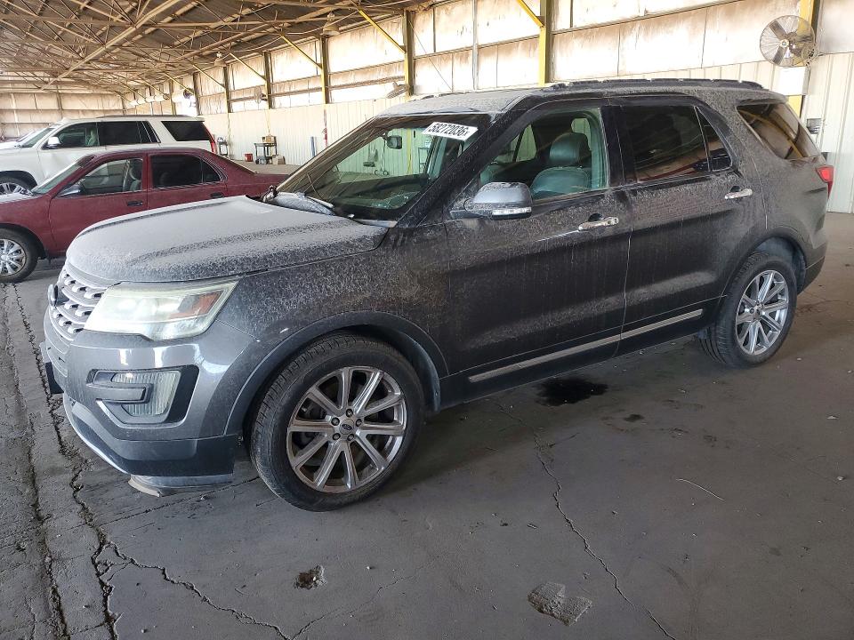 2016 Ford Explorer VIN 1FM5K7F83GGB64121 COPART salvage auction — MECHANICAL, Az - Certificate Of Title, sold $3,300 on 2026-07-06 (photo 1)