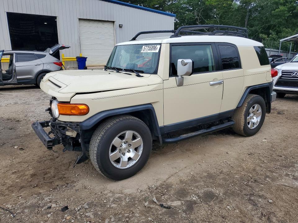 2008 Toyota Fj cruiser VIN JTEZU11F88K006760 COPART salvage auction — FRONT END, Ga - Cert Of Title-Salvage, sold $7,600 on 2026-07-24 (photo 1)