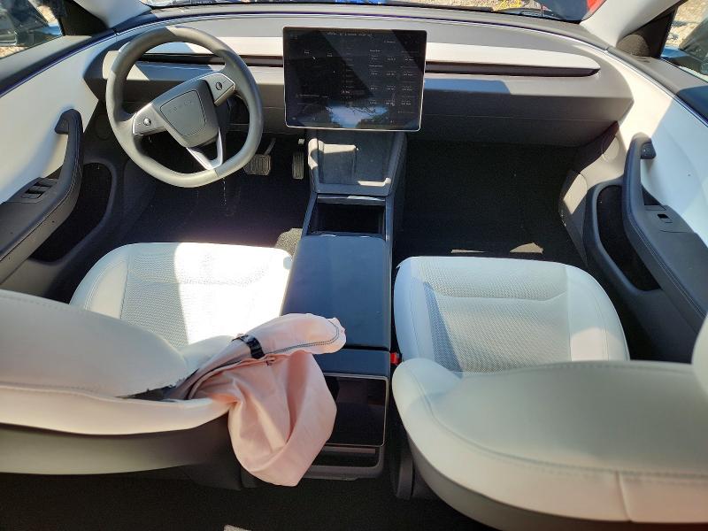 2025 Tesla Model 3 VIN 5YJ3E1EB0SF064946 COPART salvage auction — REAR END, Salvage Title, sold $13,300 on 2026-08-29 (photo 8)
