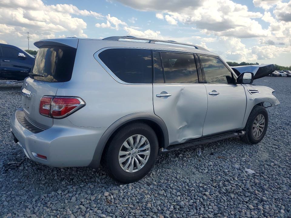 2018 Nissan Armada VIN JN8AY2ND4J9058666 COPART salvage auction — FRONT END, Fl - Cert Of Title Slvg Rebuildable, sold $1,500 on 2026-07-17 (photo 3)