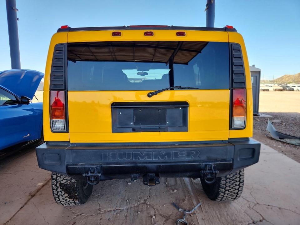 2003 Hummer H2 VIN 5GRGN23U03H132738 COPART salvage auction — MINOR DENT/SCRATCHES, Az - Certificate Of Title, sold $5,800 on 2026-07-02 (photo 6)
