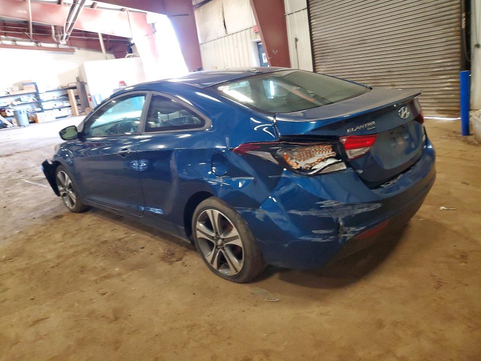 2014 Hyundai Elantra VIN KMHDH6AH2EU026564 COPART salvage auction — FRONT END, Mi - Certificate Of Title, sold $400 on 2026-07-17 (photo 2)