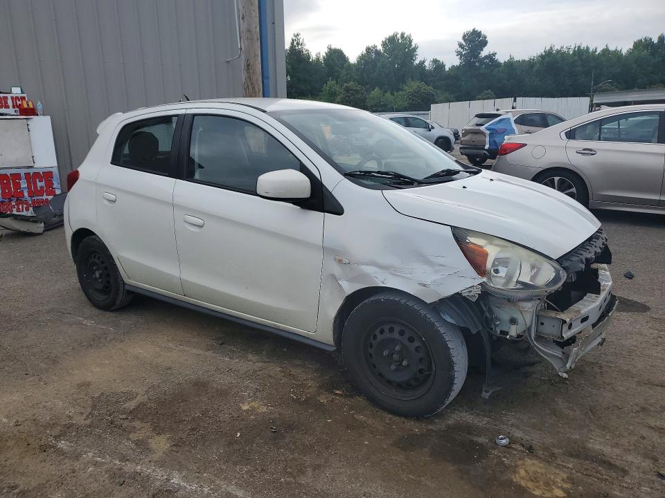 2017 Mitsubishi Mirage VIN ML32A3HJXHH006960 COPART salvage auction — FRONT END, Tn - Salvage Certificate, sold $175 on 2026-08-24 (photo 4)