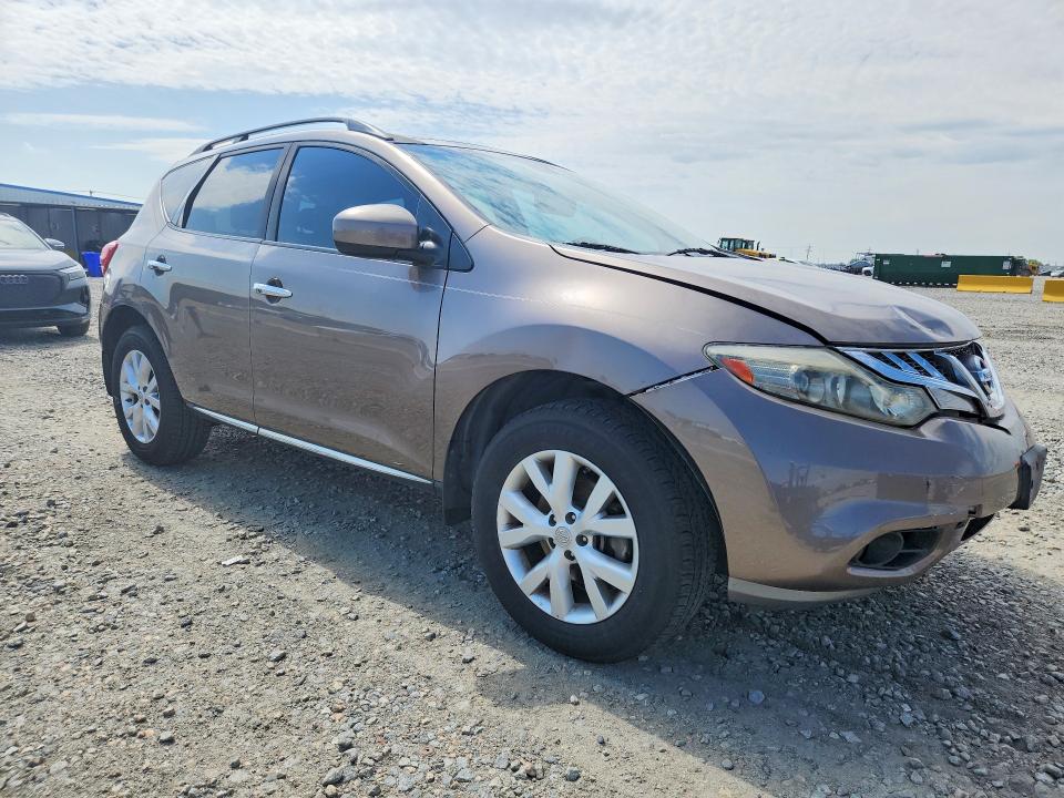 2012 Nissan Murano VIN JN8AZ1MW3CW205171 COPART salvage auction — FRONT END, CO - PUBLIC - SALVAGE TITLE (P), sold $1,550 on 2026-07-02 (photo 4)
