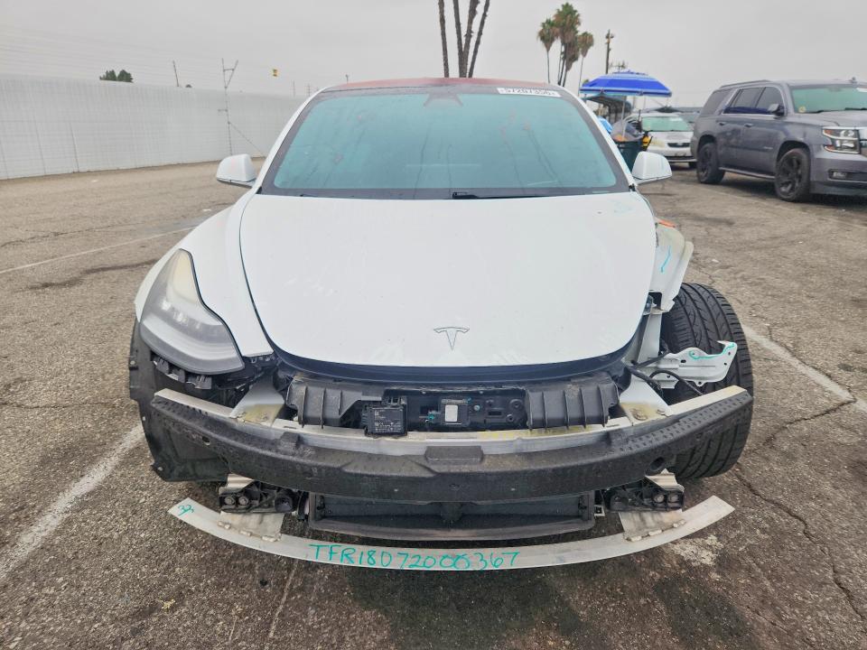 2018 Tesla VIN 5YJ3E1EA3JF009106 COPART salvage auction — FRONT END, Ca - Salvage Certificate, sold $5,500 on 2026-07-02 (photo 5)