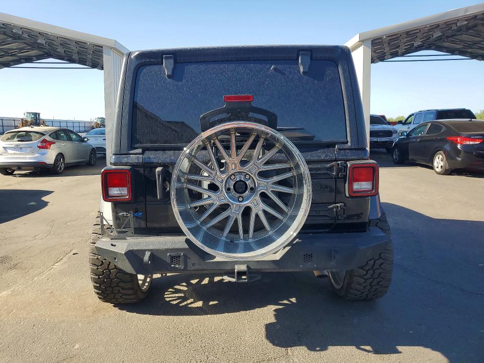 2023 Jeep Wrangler / VIN 1C4JJXN64PW652487 COPART salvage auction — FRONT END, Ca - Salvage Certificate, sold $12,800 on 2026-07-09 (photo 6)