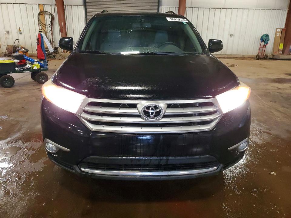 2012 Toyota Highlander VIN 5TDBK3EH3CS132593 COPART salvage auction — SIDE, Mi - Certificate Of Title, sold $3,950 on 2026-07-17 (photo 5)