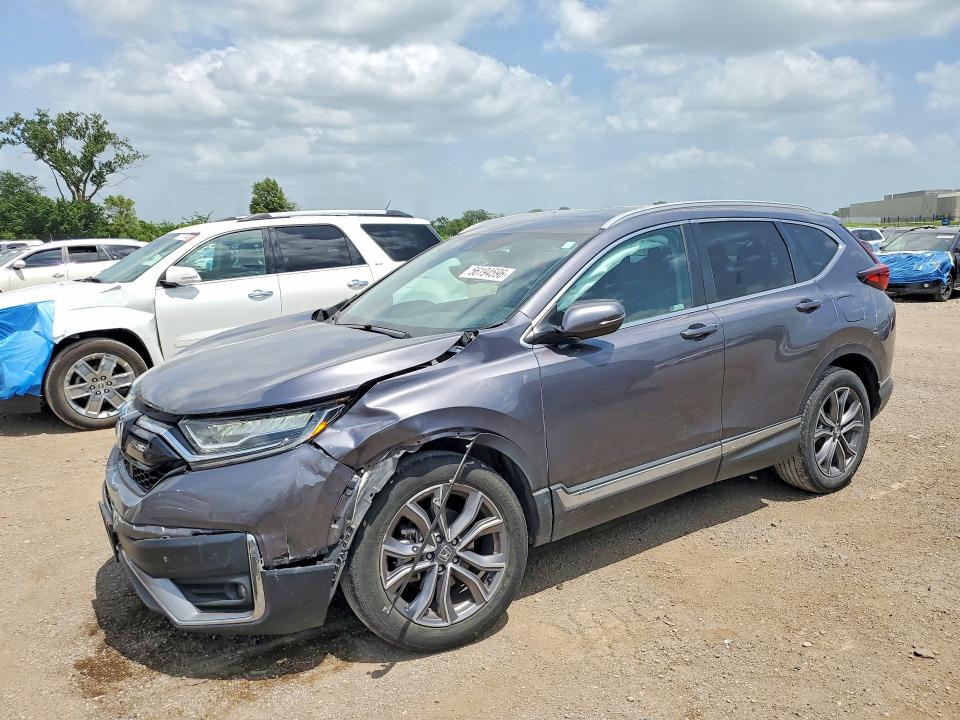 2021 Honda Cr-v VIN 2HKRW2H99MH681935 COPART salvage auction — FRONT END, IA - CERT OF TITLE-SALVAGE TITLE, sold $9,600 on 2026-07-31 (photo 1)