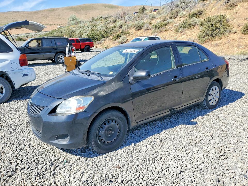 2012 Toyota Yaris VIN JTDBT4K30CL036806 COPART salvage auction — SIDE, NV - SALVAGE TITLE, sold $350 on 2026-07-30 (photo 1)