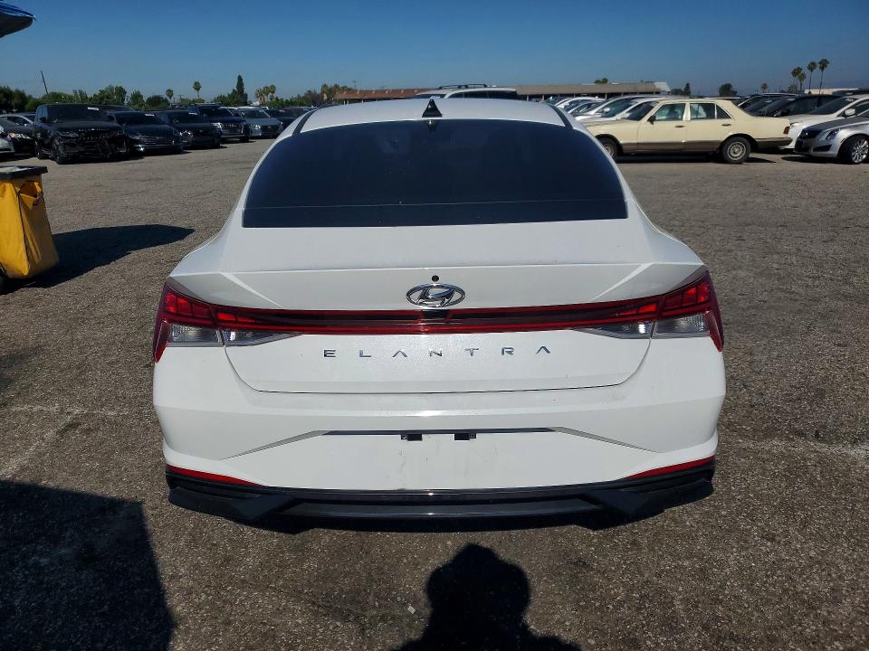 2021 Hyundai VIN 5NPLN4AG3MH027848 COPART salvage auction — FRONT END, Ca - Salvage Certificate, sold $4,800 on 2026-07-31 (photo 6)