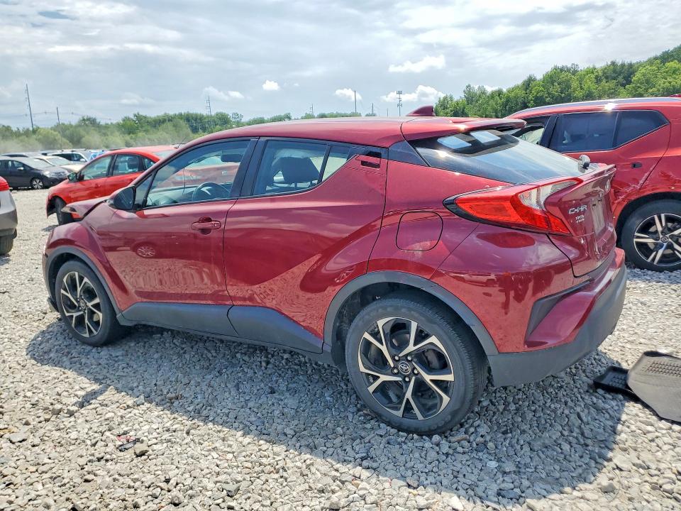 2018 Toyota C-hr VIN NMTKHMBX9JR007948 COPART salvage auction — FRONT END, MA - CERT OF TITLE-SALVAGE (P), sold $4,300 on 2026-07-06 (photo 2)