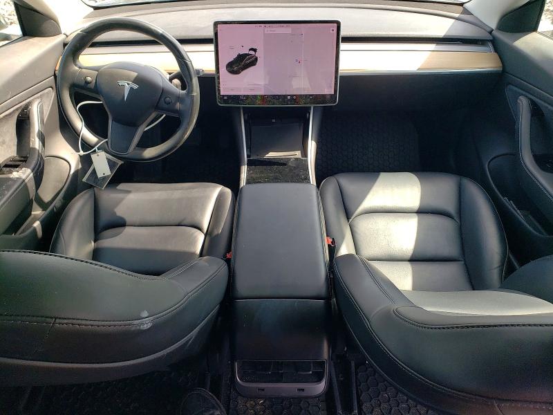 2018 Tesla Model 3 VIN 5YJ3E1EB9JF127671 COPART salvage auction — REAR END, In - Cert Of Title-Salvage Title, sold $7,700 on 2026-07-21 (photo 8)