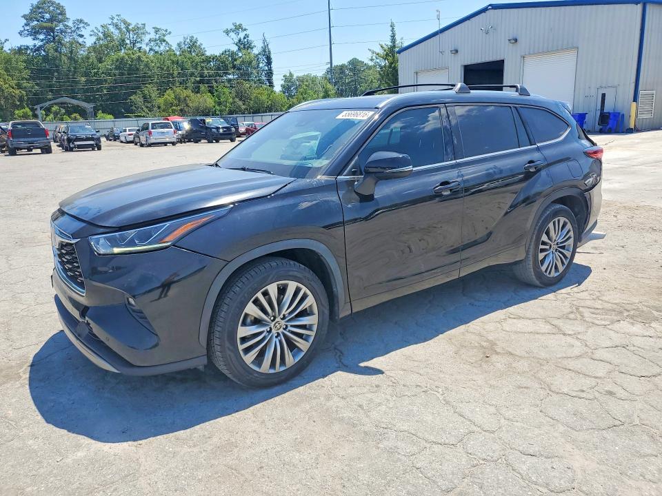 2022 Toyota Highlander VIN 5TDFARAH4NS014388 COPART salvage auction — REAR END, Ga - Cert Of Title-Salvage, sold $18,900 on 2026-07-09 (photo 1)