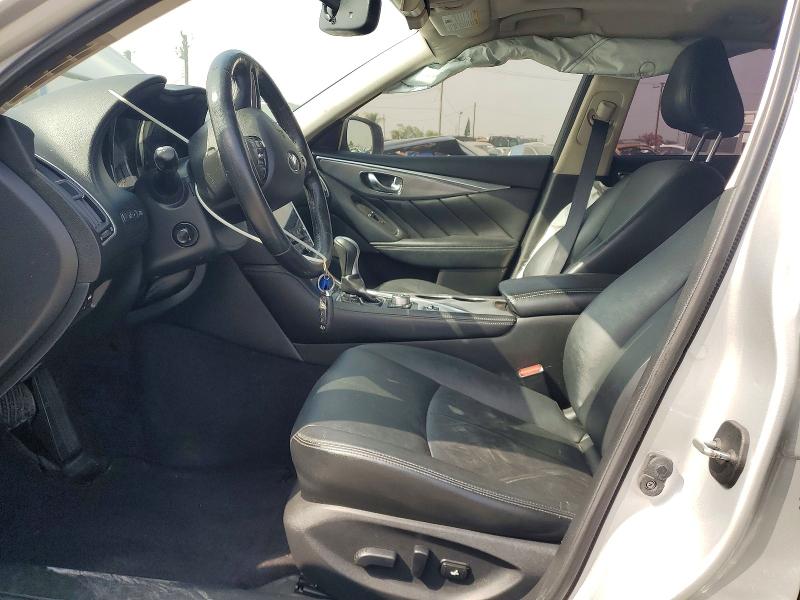 2016 Infiniti Q50 VIN JN1CV7AP0GM202054 COPART salvage auction — REAR END, Ca - Salvage Certificate, sold $2,650 on 2026-07-16 (photo 7)