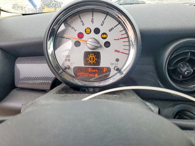 2011 Mini Cooper VIN WMWSV3C51BTY10691 COPART salvage auction — FRONT END, MA - CERT OF TITLE-RECONSTRCTD COLL, sold $425 on 2026-07-02 (photo 9)