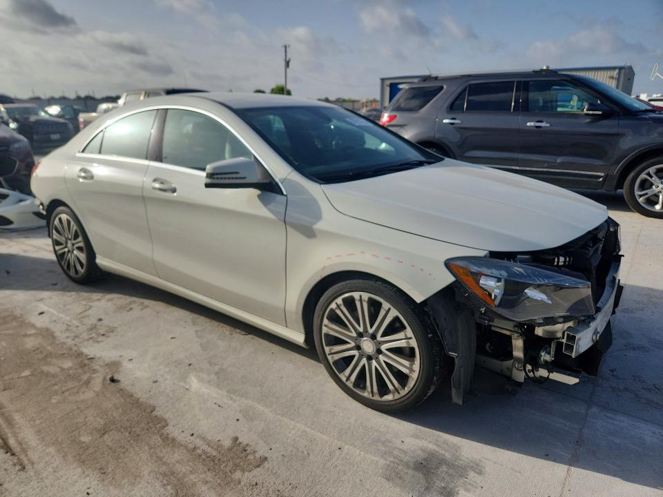 2017 Mercedes-benz Cla-klasse VIN WDDSJ4EB1HN441275 COPART salvage auction — FRONT END, Tx - Salvage Vehicle Title, sold $4,300 on 2026-07-31 (photo 4)