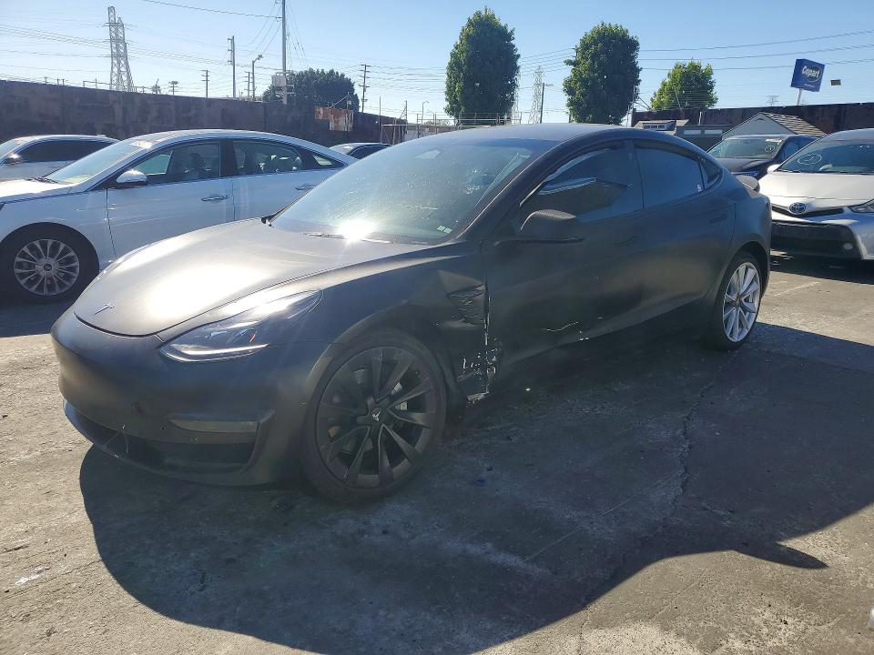 2022 Tesla VIN 5YJ3E1EA9NF294206 COPART salvage auction — FRONT END, Ca - Salvage Certificate, sold $6,300 on 2026-07-15 (photo 1)