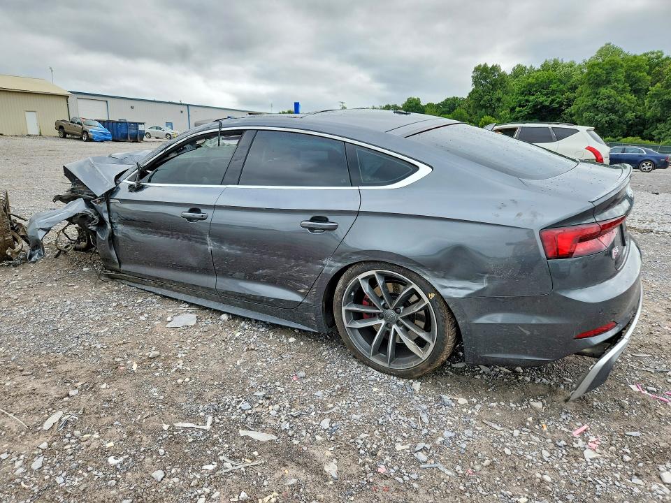 2018 Audi S5 VIN WAUC4CF57JA051459 COPART salvage auction — ALL OVER, TN - SALVAGE CERTIFICATE, sold $600 on 2026-07-16 (photo 2)