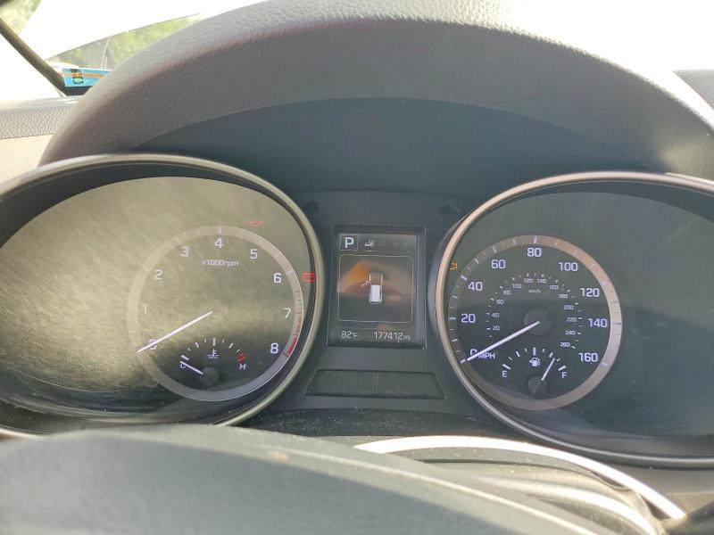 2017 Hyundai Santa fe VIN KM8SM4HFXHU200767 COPART salvage auction — MECHANICAL, Ok - Certificate Of Title, sold $1,150 on 2026-07-07 (photo 9)