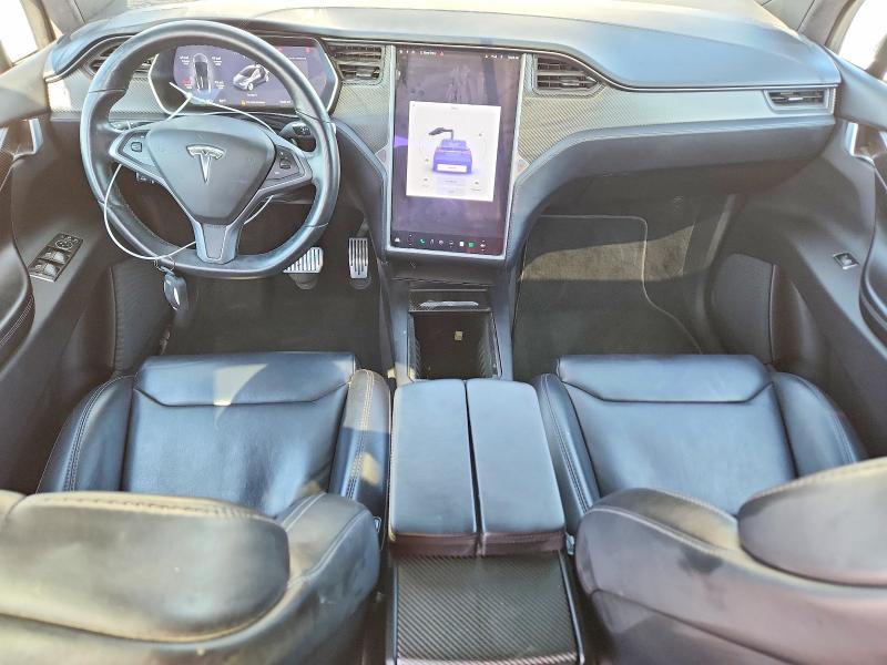 2018 Tesla Model x VIN 5YJXCAE20JF112872 COPART salvage auction — FRONT END, Tx - Salvage Vehicle Title, sold $6,600 on 2026-07-08 (photo 8)