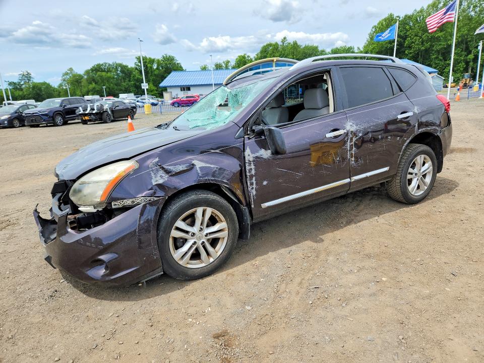 2015 Nissan Rogue VIN JN8AS5MV1FW760384 COPART salvage auction — ALL OVER, CT - CERT OF TITLE-SALVAGE, sold $450 on 2026-07-02 (photo 1)